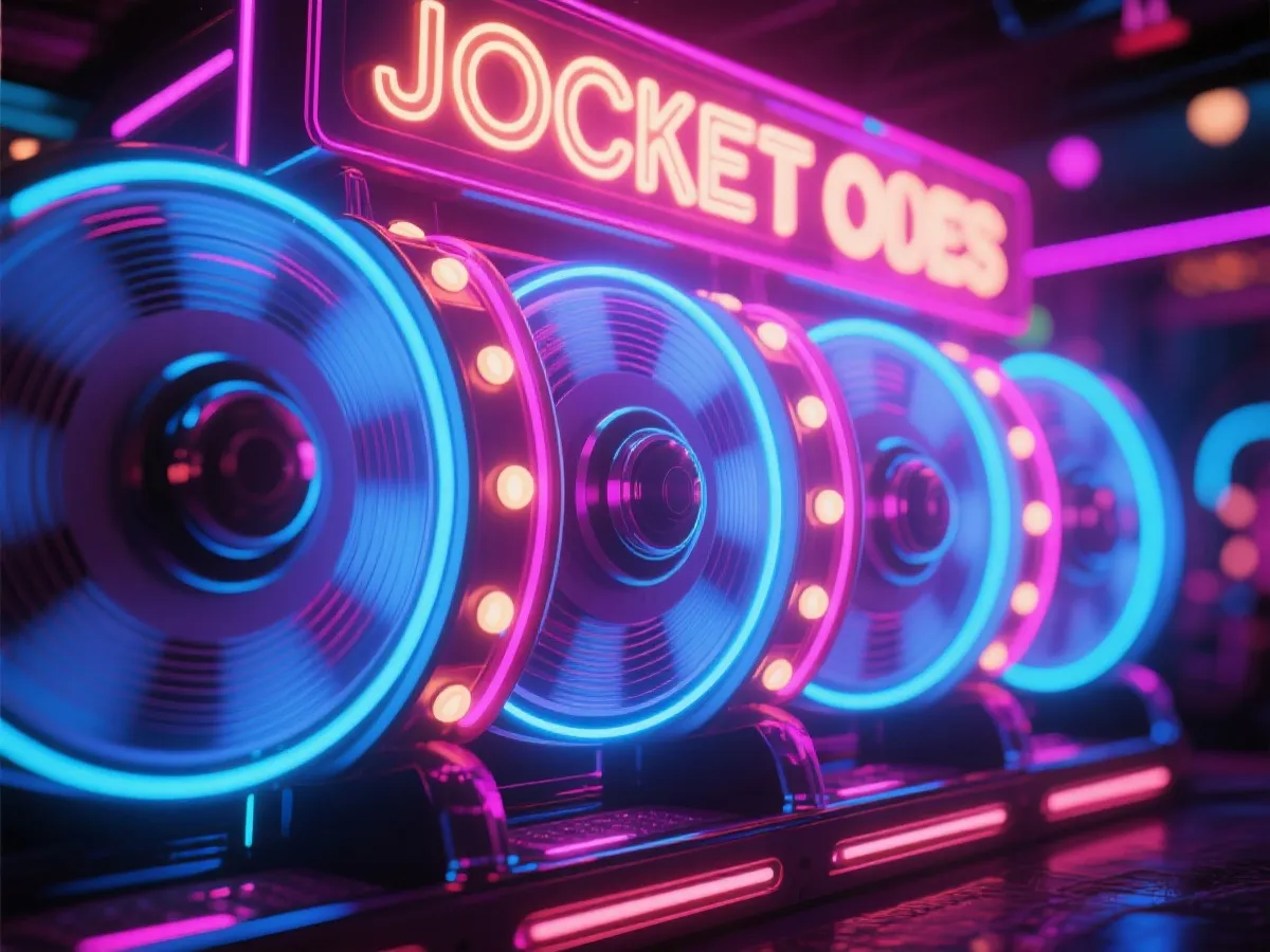 老虎机游戏 现代转轴与动效示意